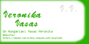 veronika vasas business card